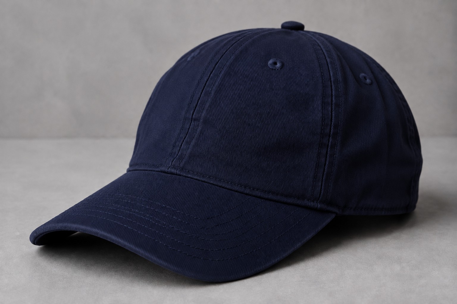 Illustrative clean navy hat